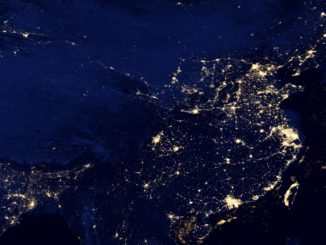 China in der Nacht