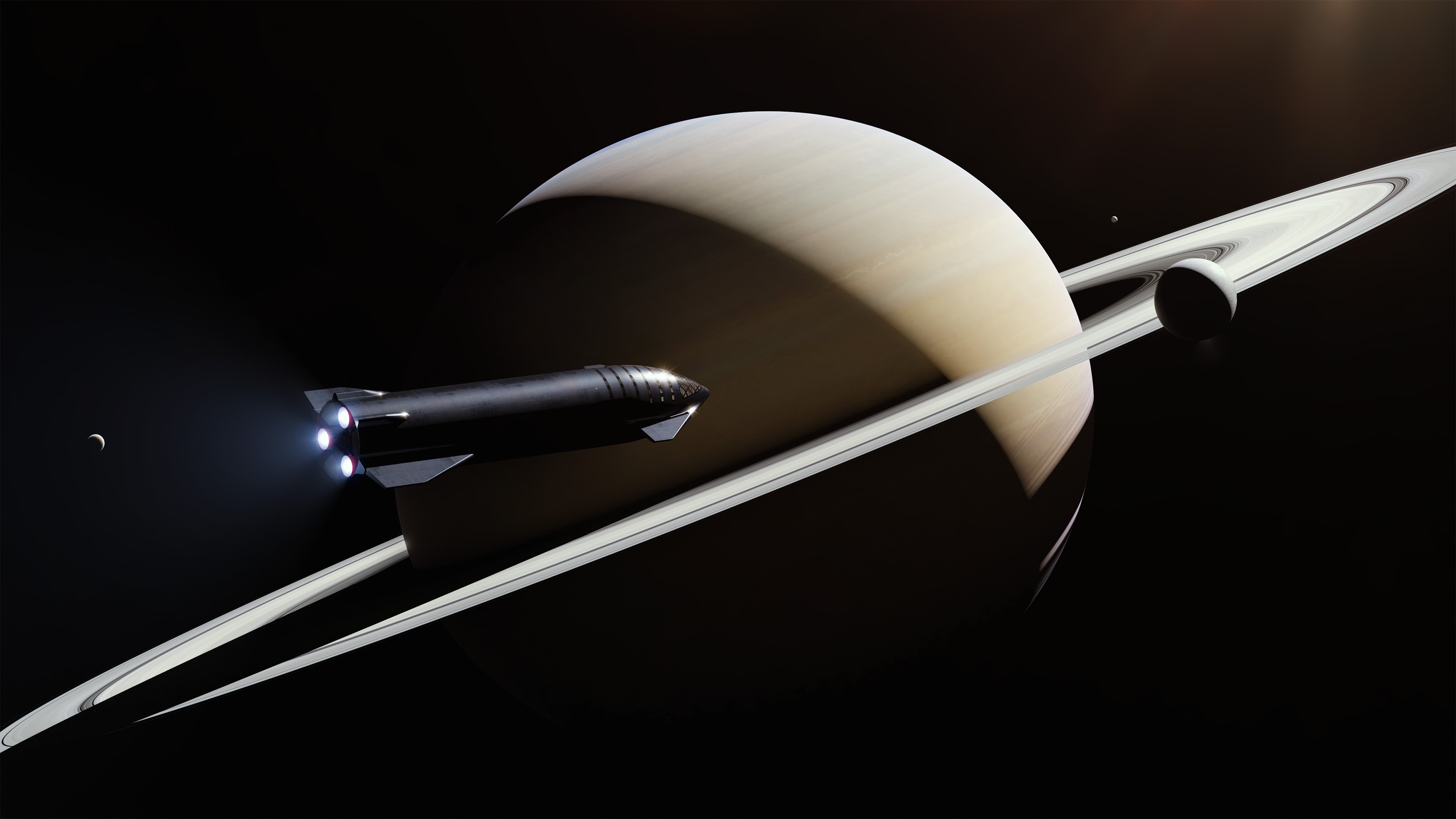 Starship bei Saturn